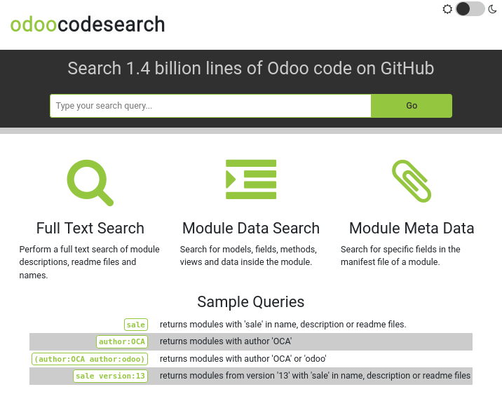 Odoo-Code-Search
