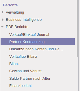 V10: Partner-Kontoauszug