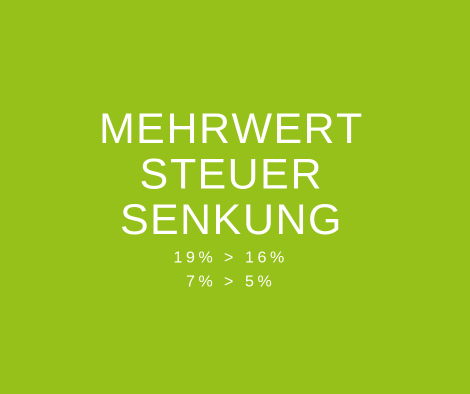 Mehrwertsteuersenkung