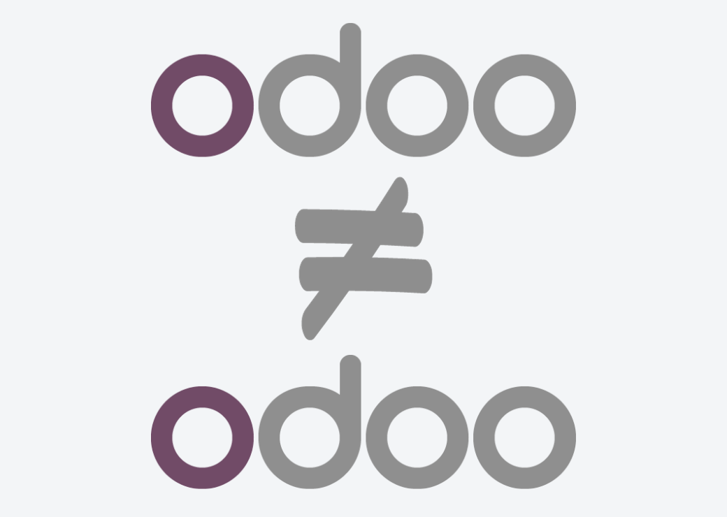 Odoo ist ungleich Odoo