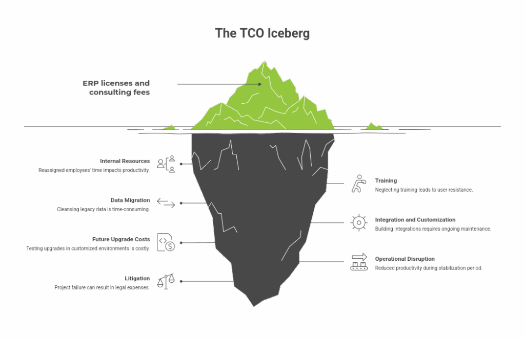 The TCO Iceberg