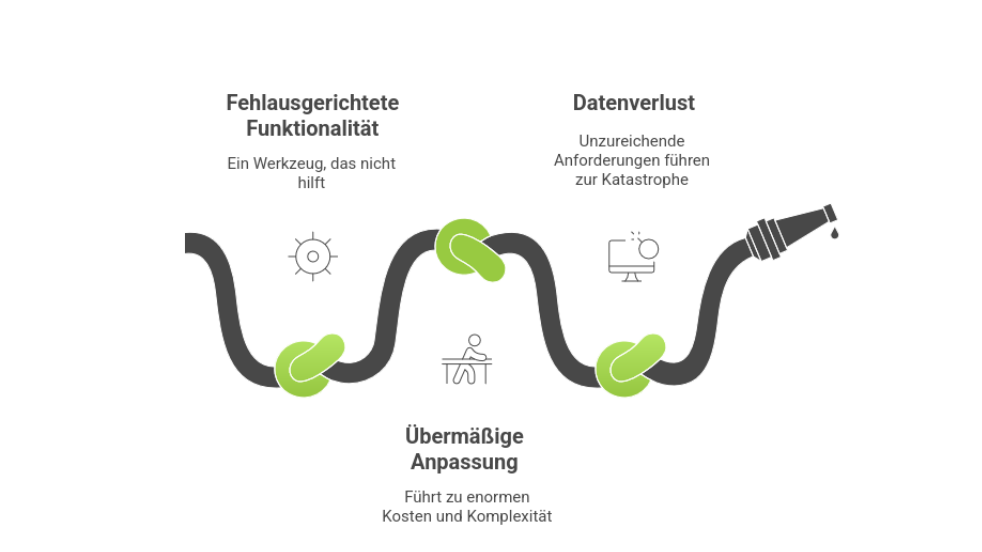 Folgen mangelhafter Anforderungsdefinition bei der ERP-Implementierung